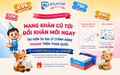 CHƯƠNG TRÌNH “MANG KHĂN CŨ TỚI – ĐỔI KHĂN MỚI NGAY” CHÍNH THỨC KHỞI ĐỘNG TẠI HƠN 50 ĐẠI LÝ CHÍNH HÃNG PIUMIE TRÊN TOÀN QUỐC